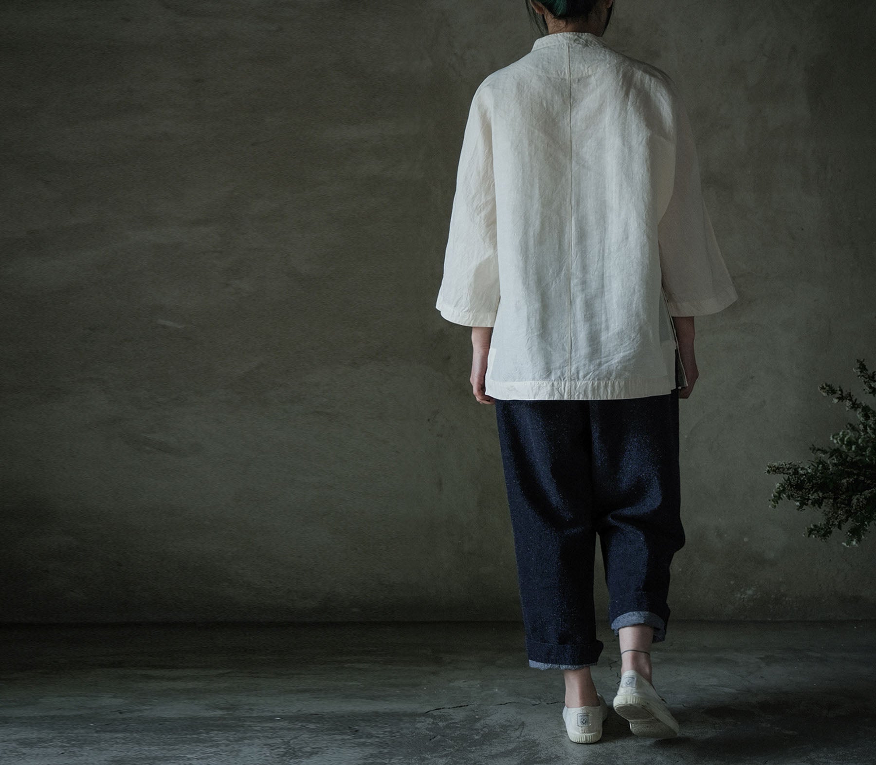 edoa Paper Cotton Chinese Top