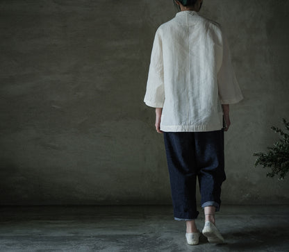 edoa Paper Cotton Chinese Top