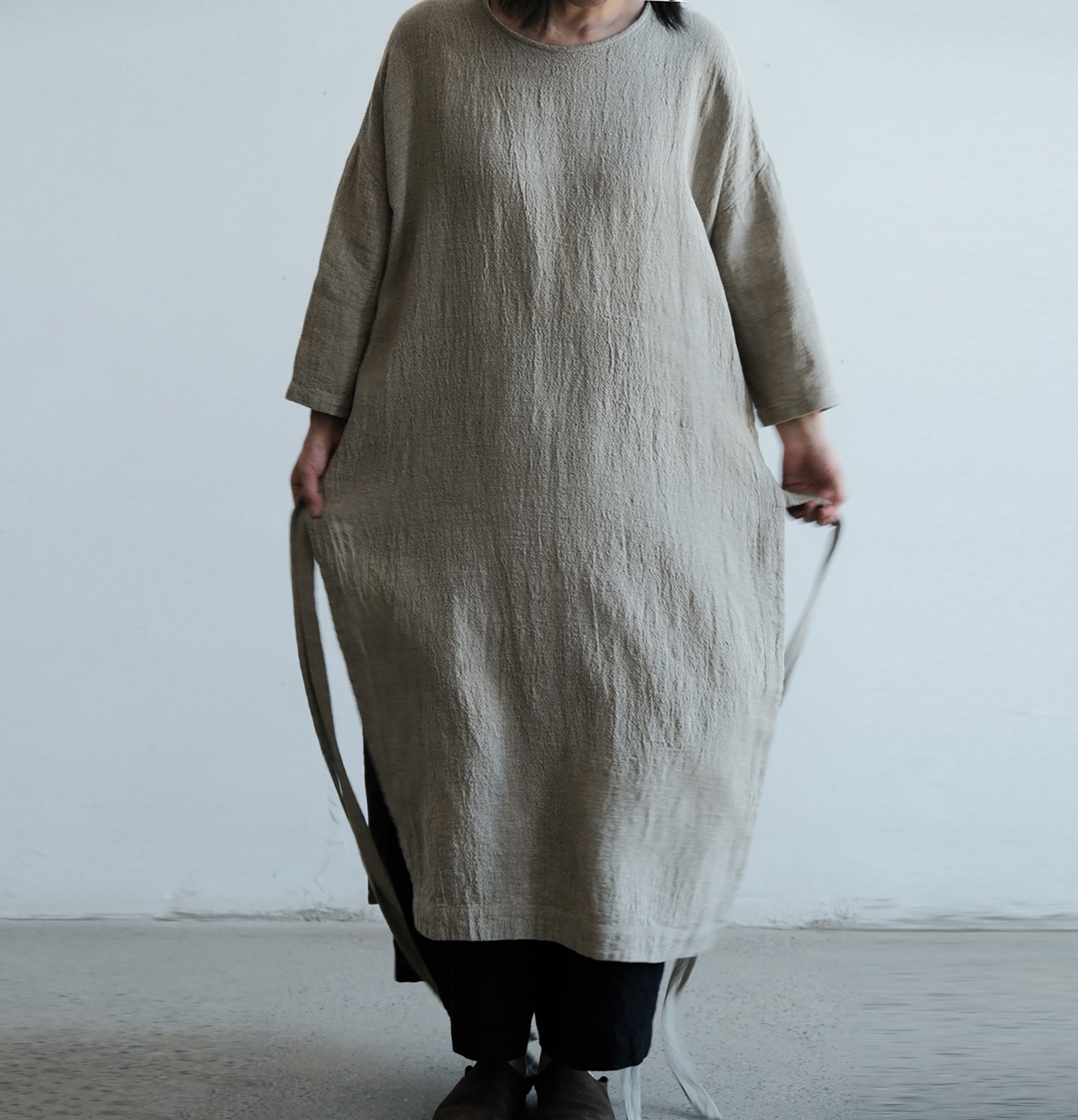 edoa Flax Linen Kaftan