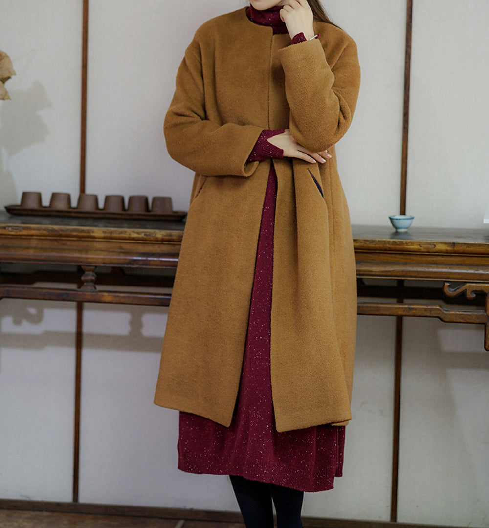 edoa Wool Cashmere Blend Coat