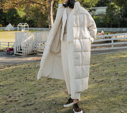 edoa Reversible Winter Linen Down Coat 