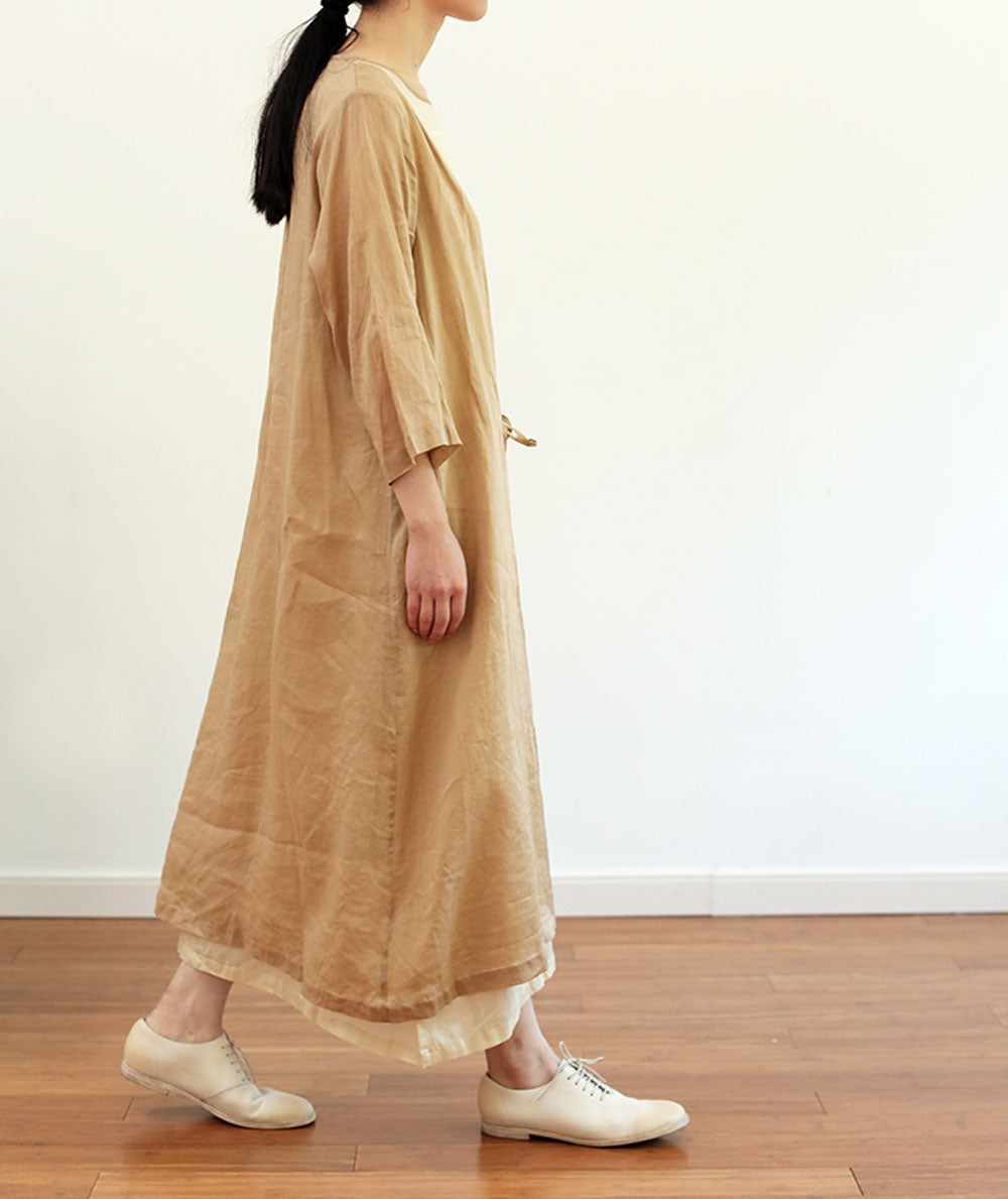 edoa Super Light Two Tone Kimono Dress