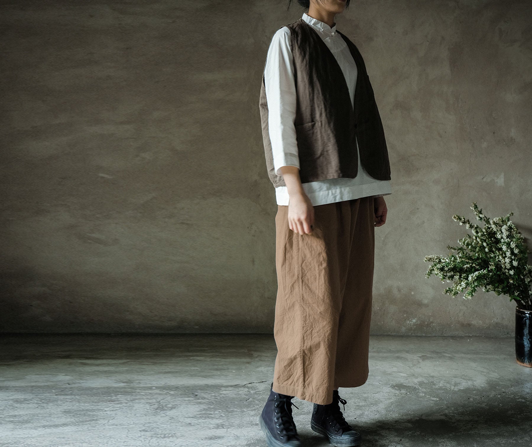 edoa Paper Cotton Chinese Top 