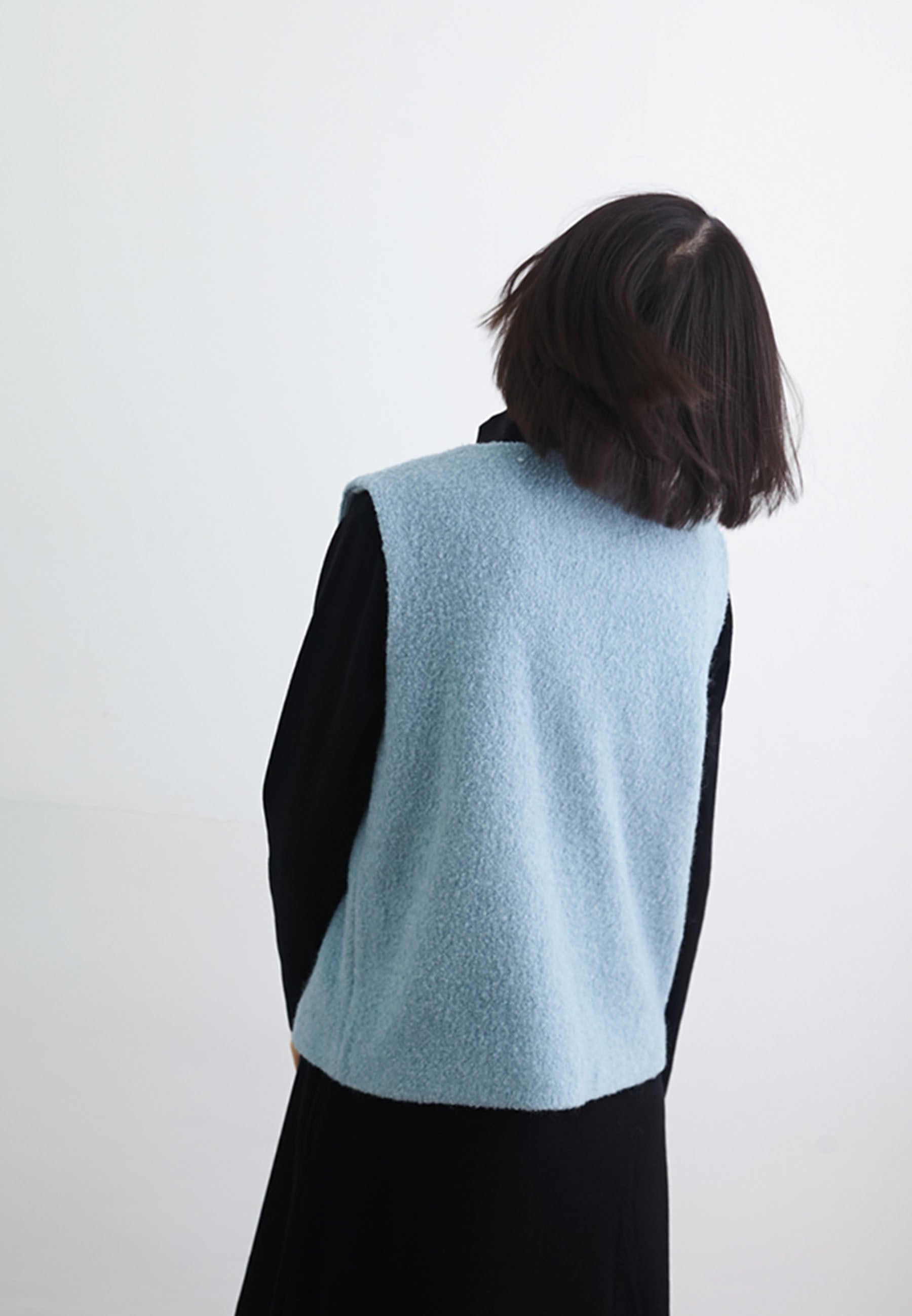 edoa Boiled Wool Vest 