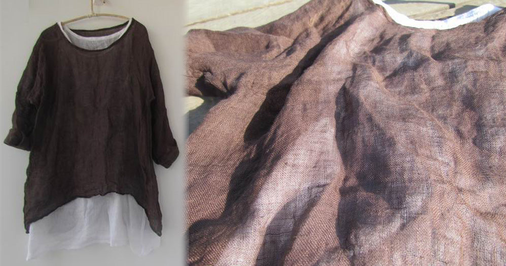 Summer Linen Gauze Top to0330 202
