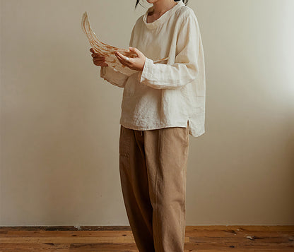 edoa Loose Linen Smock