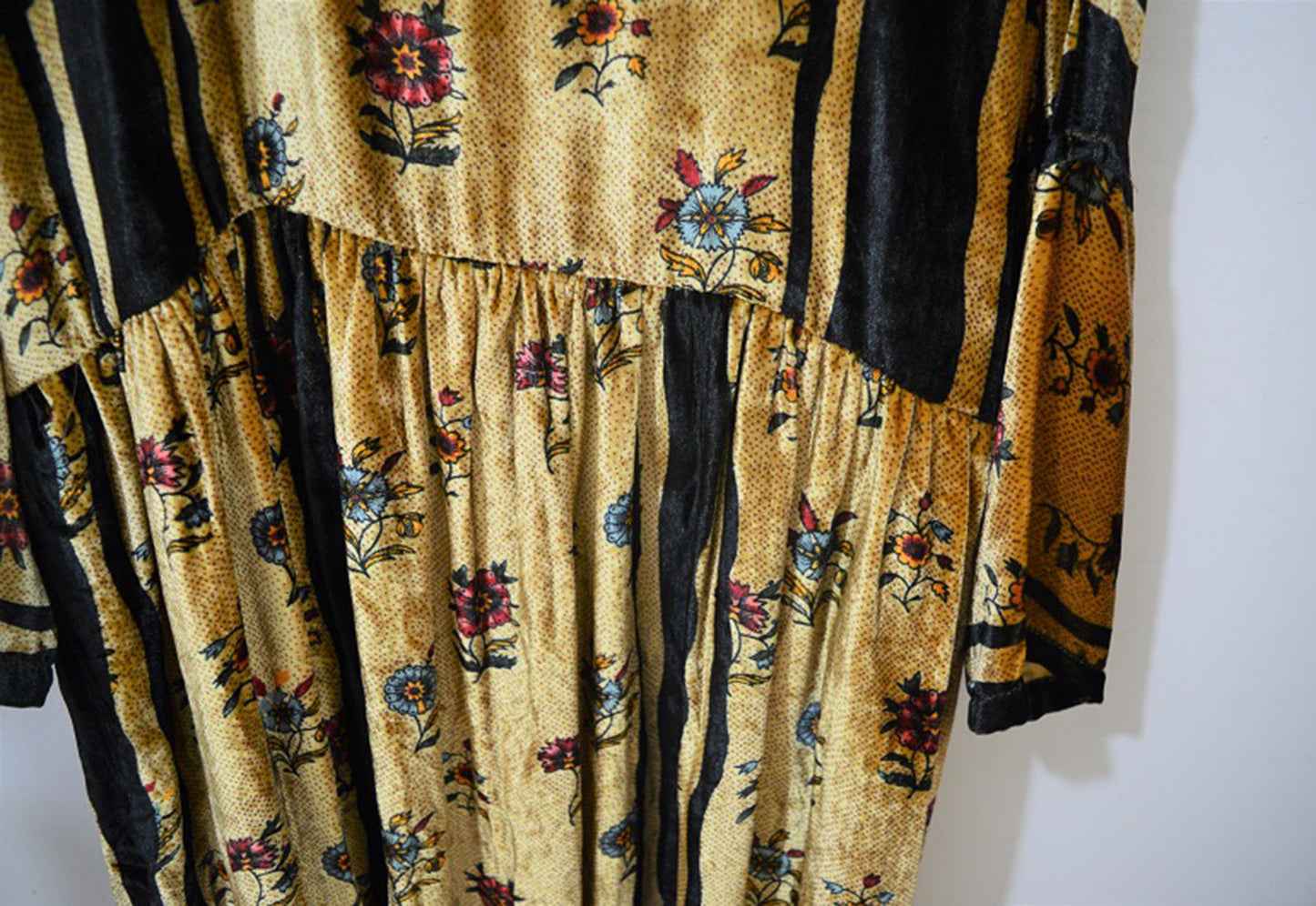 Silk Cotton Blend Velvet Dress dr0205 A436