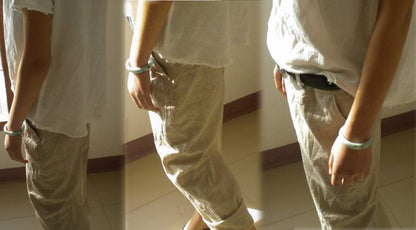 edoa Slightly Tapered Linen Pants