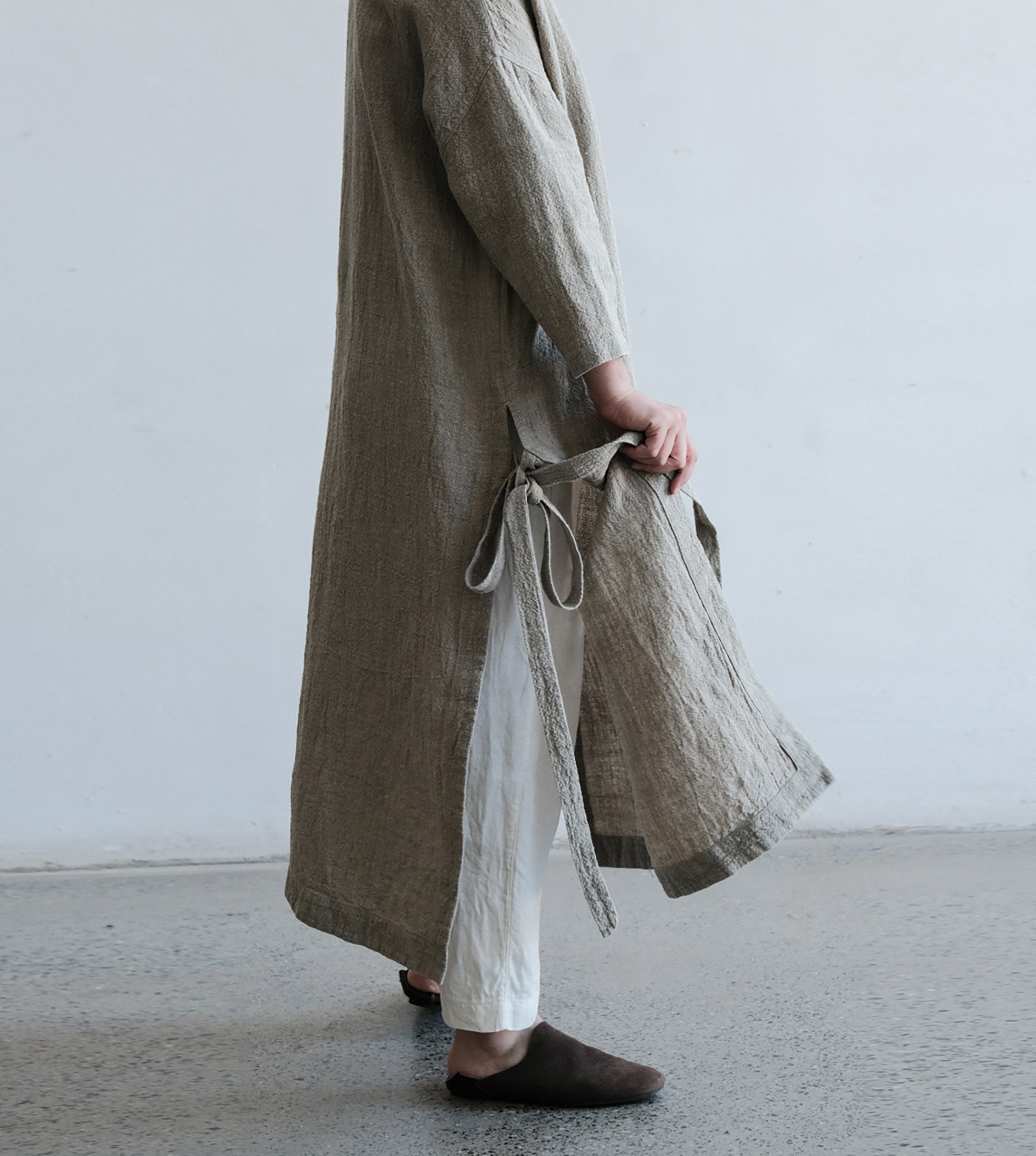 edoa Flax Linen Kaftan
