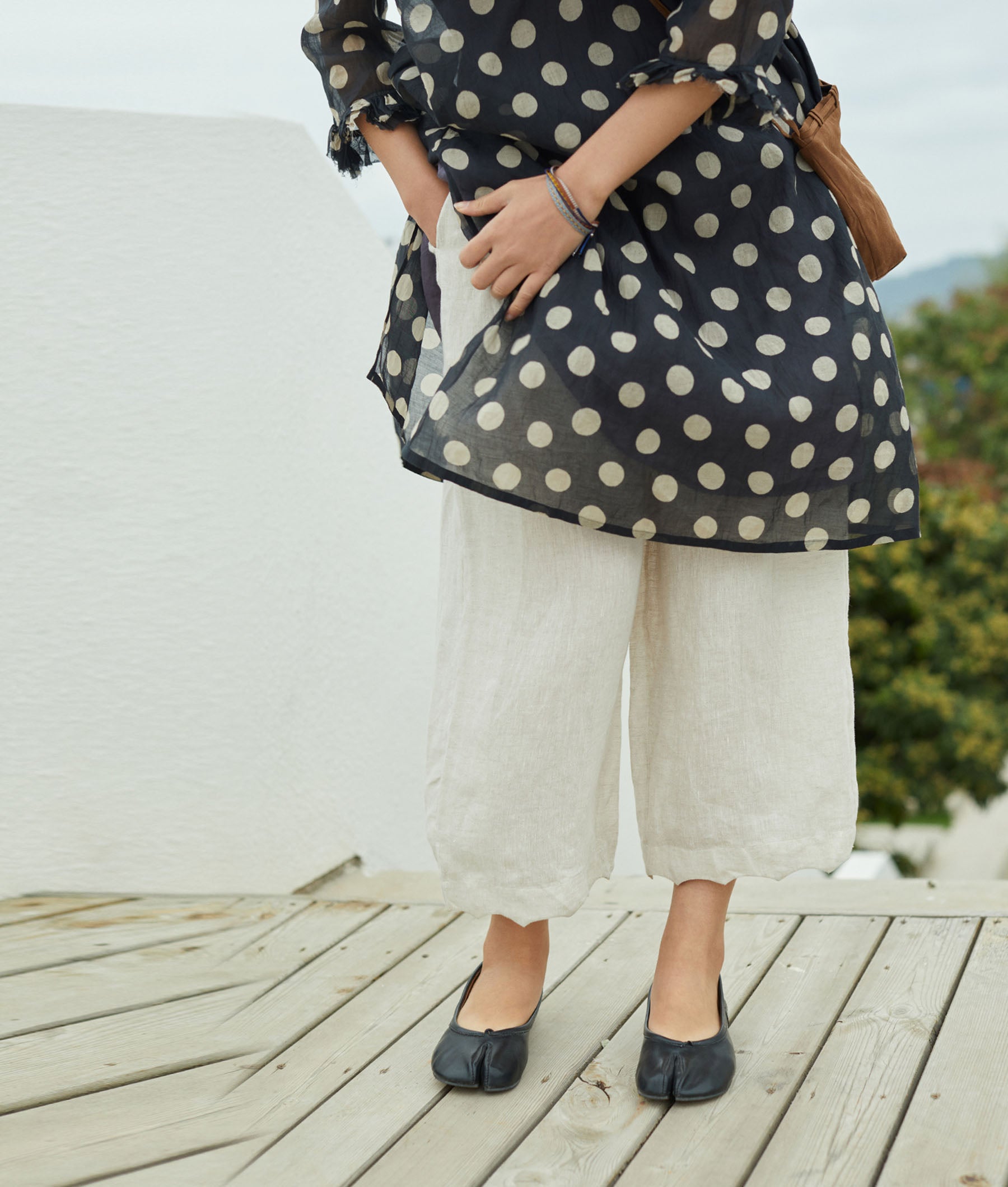 edoa Loose Fitting Thin Linen Underpants