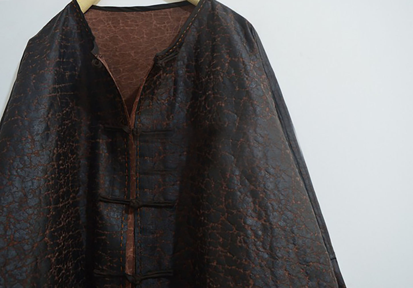 Cracked Mud Silk Chinese Jacket ja0054 X105