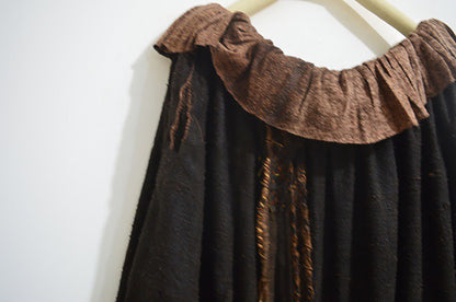 Reversible Mud Tussah Silk Bud Skirt sk0018 X244