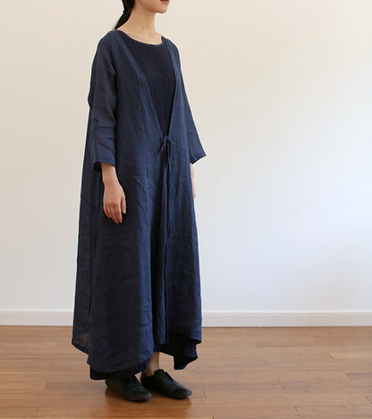 edoa Super Light Ramie Kimono Blouse Jacket (Including Inner Dress)