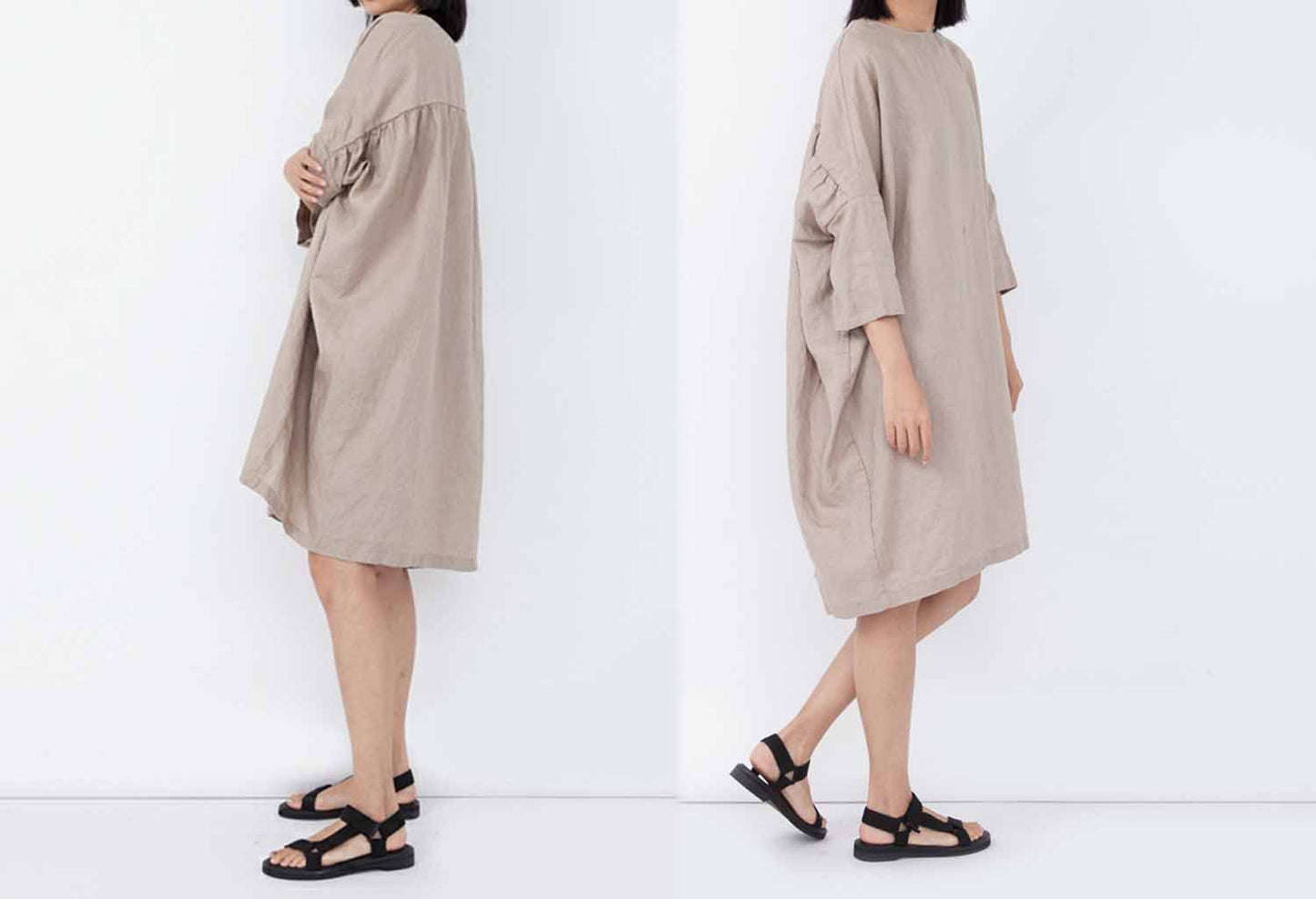 edoa French Linen Smock Tunic