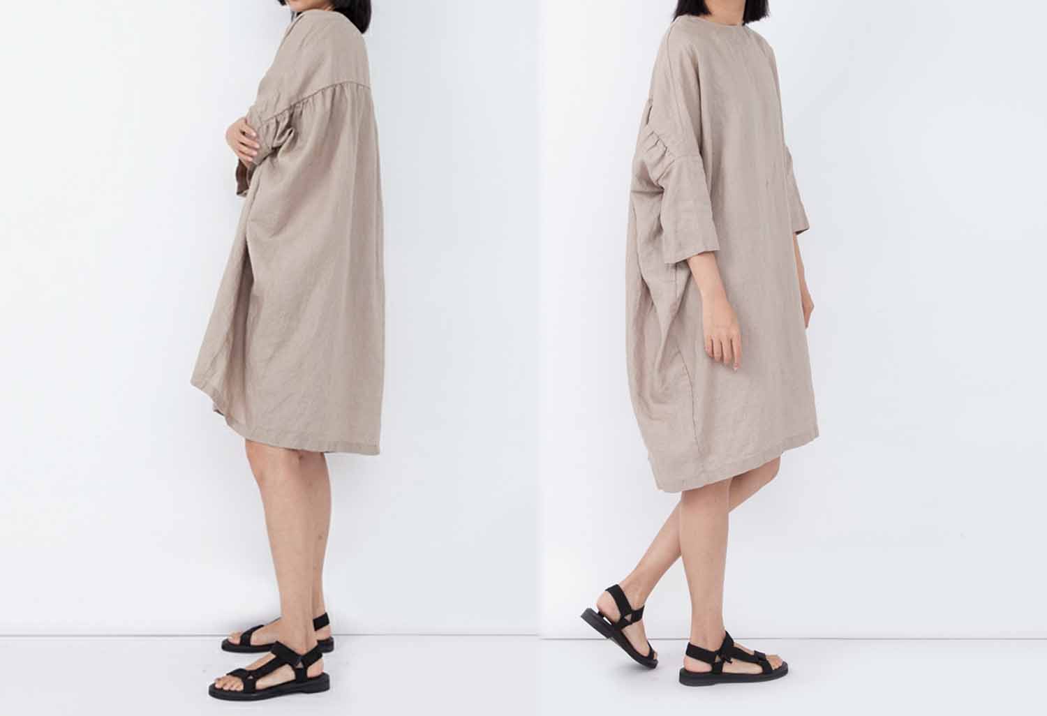edoa French Linen Smock Tunic