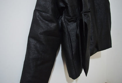 Cracked Mud Silk Goose Down Coat co0088 A446