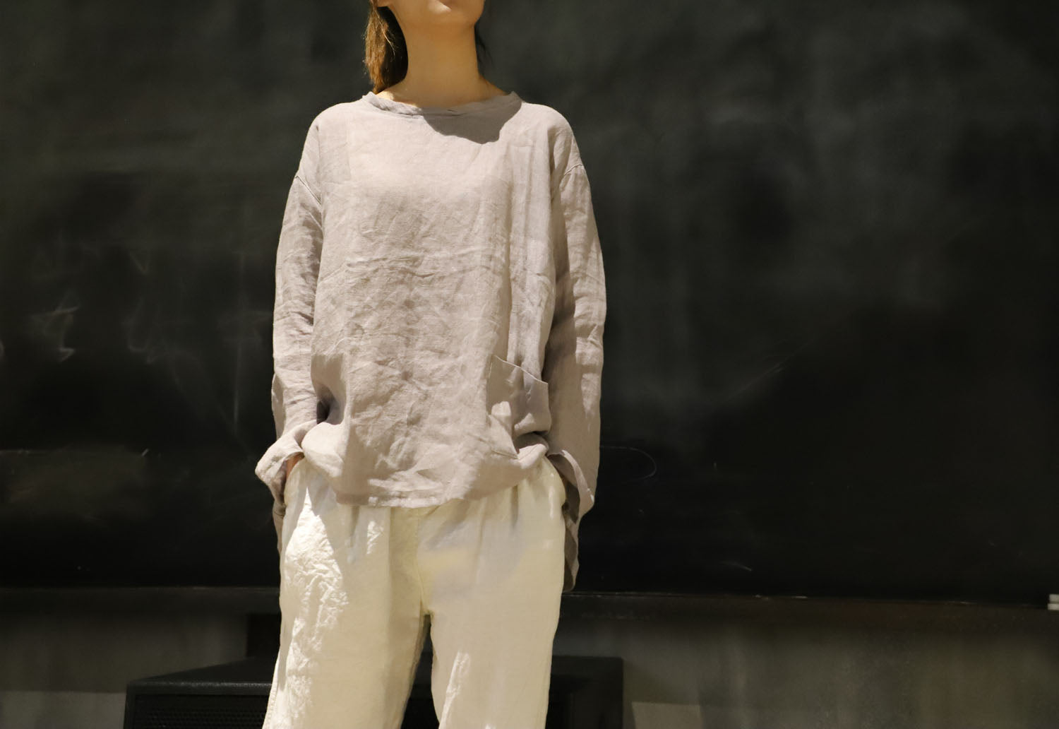 edoa Thin Linen Gauze Tunic