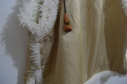 edoa Heavy Weight Silk Satin Modified Chinese Vest