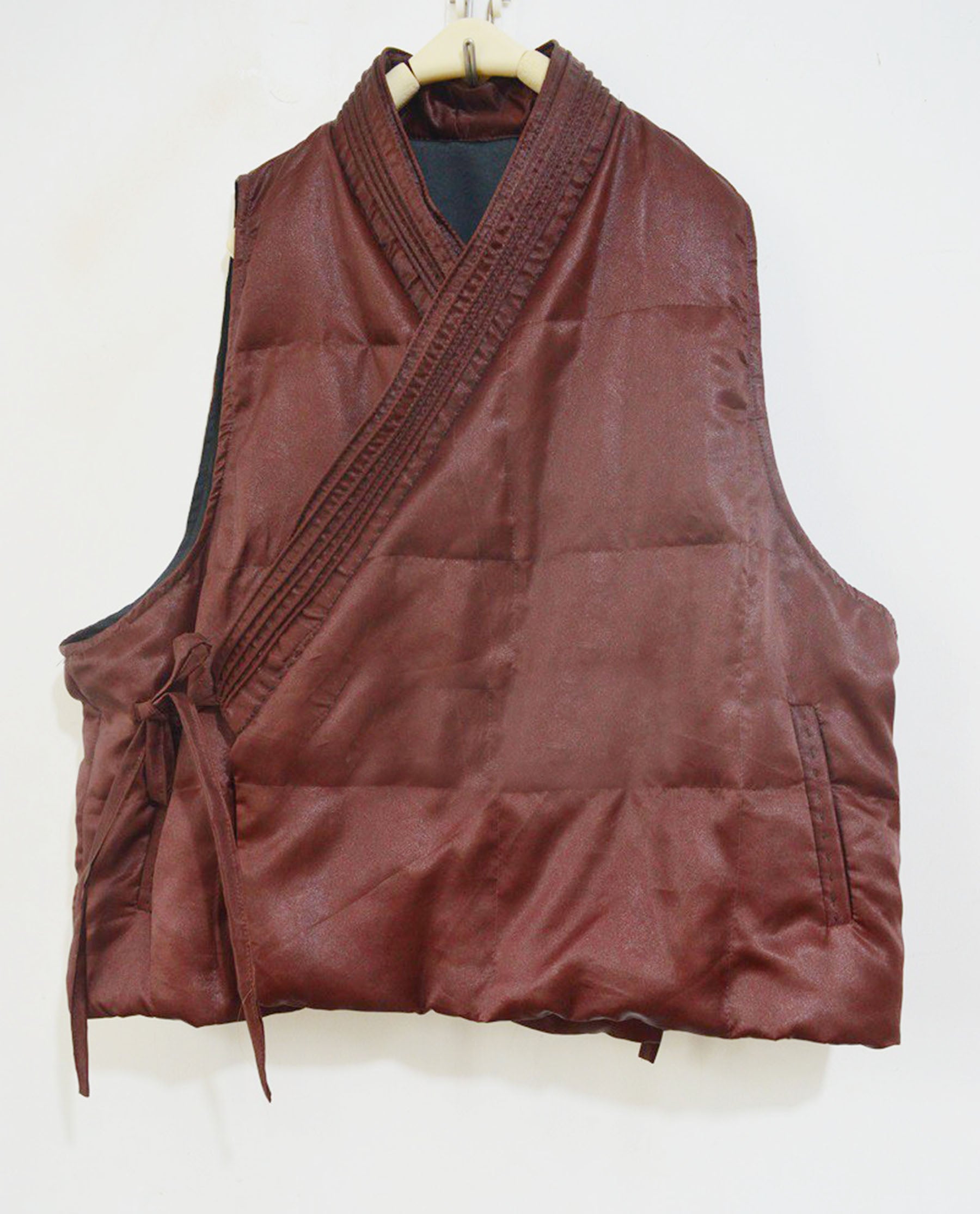 edoa Mud Silk Goose Down Hanfu Vest