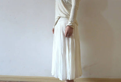 edoa Pure Silk Crepe Skirt