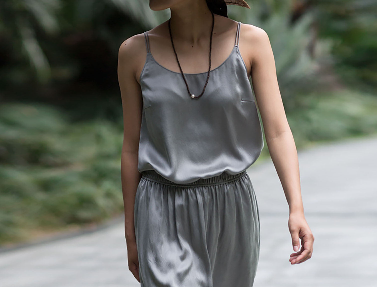 edoa Stone Washed Silk Cami Top