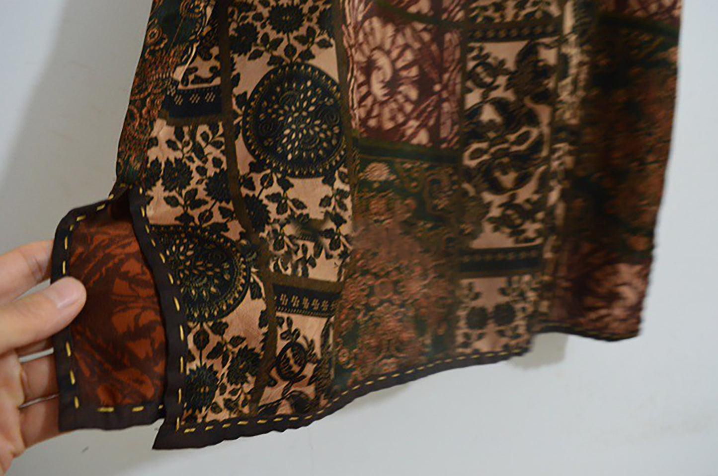 Reversible Printed Mud Silk Tank Top to0150 X274