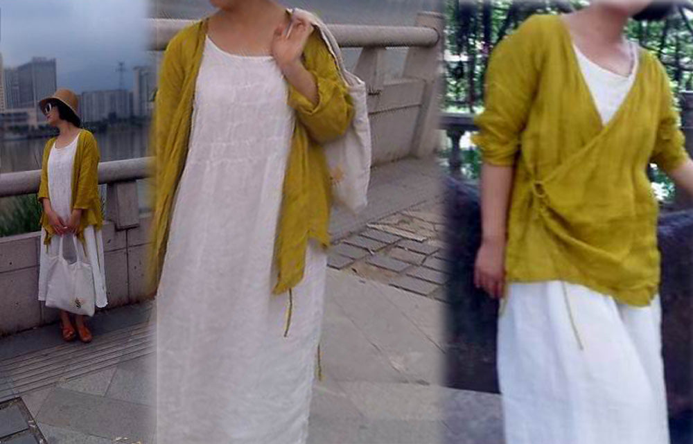 Linen Gauzy Blazer Jacket ja0053 224