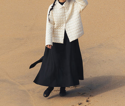 edoa Tussah Silk Padded Overshirt