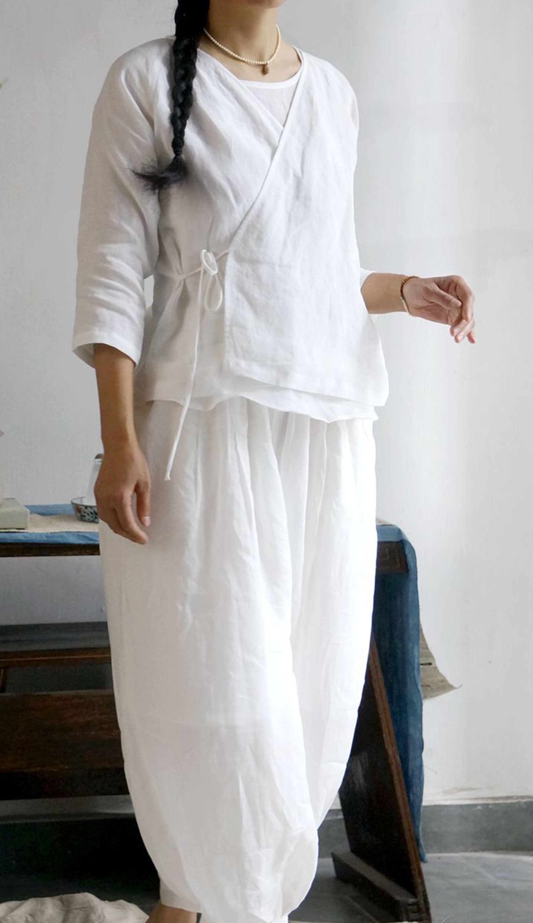 edoa Linen Meditation Clothes