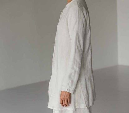 edoa Shell Buttoned Linen Shirt