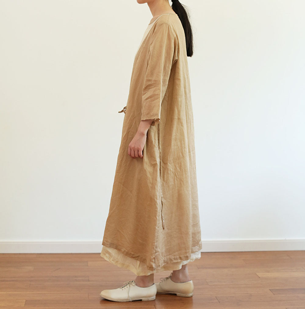 edoa Super Light Two Tone Kimono Dress