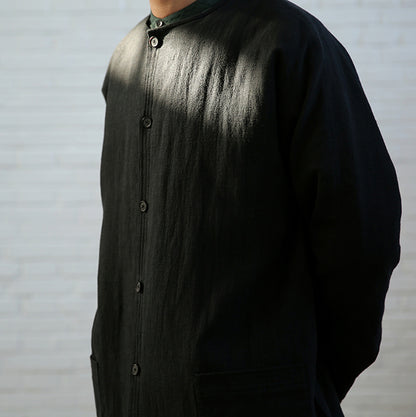 edoa Collarless Blend Padded Tang Suit