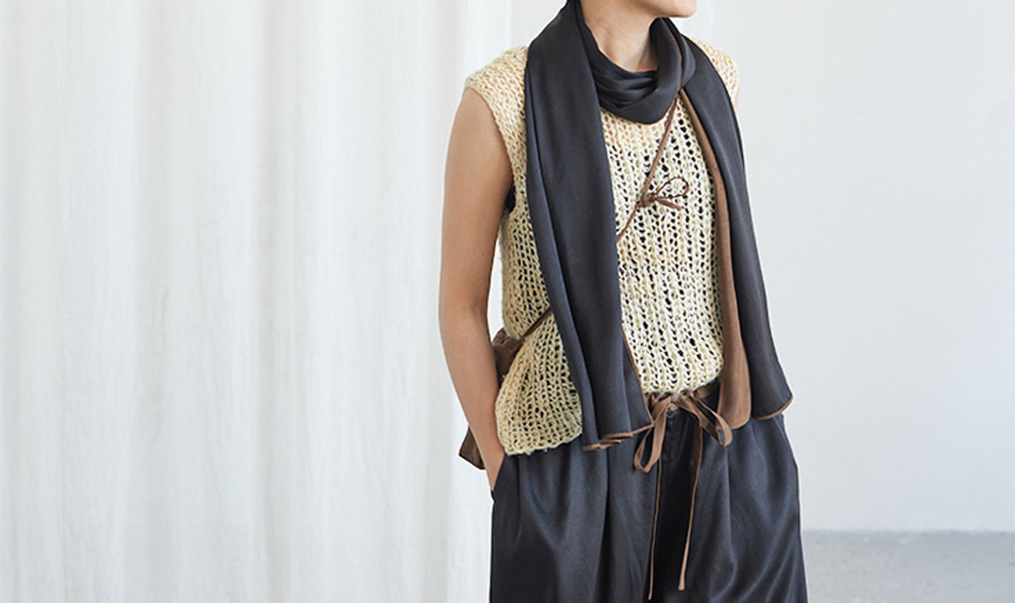 edoa Mud Silk Scarf 