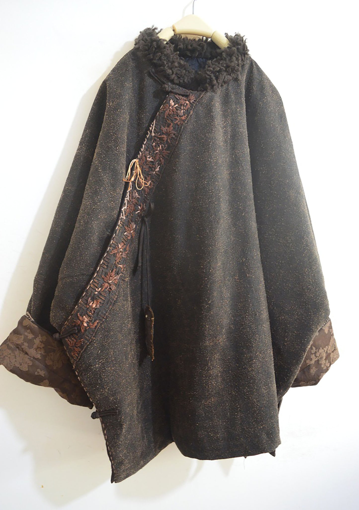 Oversized Mud Tussah Silk Padded Jacket ja0080 X313