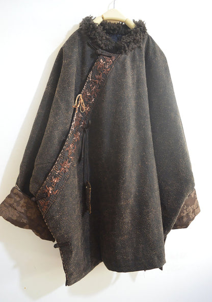 Oversized Mud Tussah Silk Padded Jacket ja0080 X313