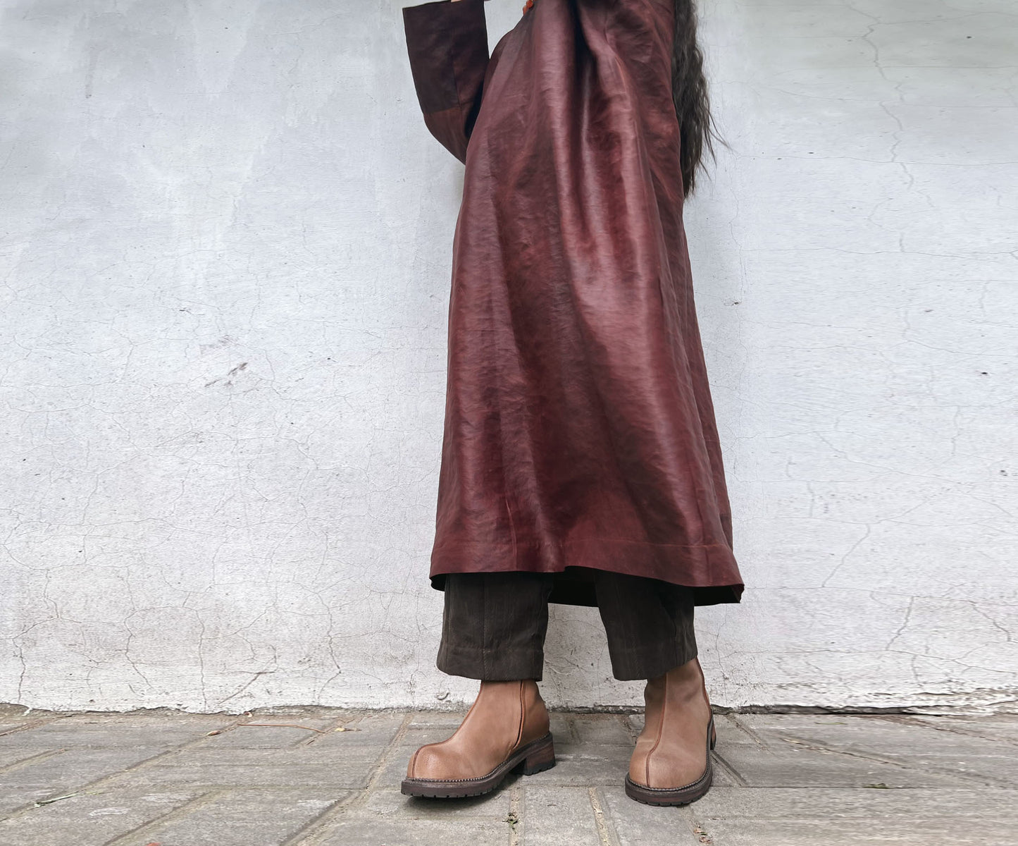 edoa Handmade Mud Silk Qipao Dress 