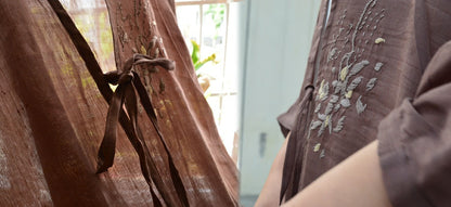 Silk Linen Gauze Cardigan Jacket ja0047 777