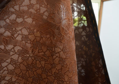 Reversible Mud Silk Jacquard Long Vest to0159 X153