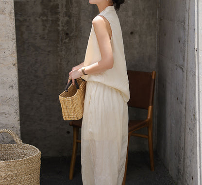 edoa Tussah Silk Qipao
