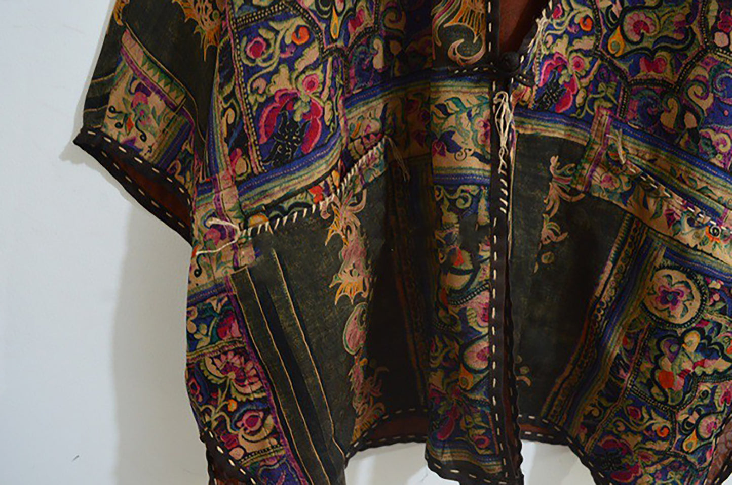 Reversible Printed Mud Silk Jacket ja0038 X280