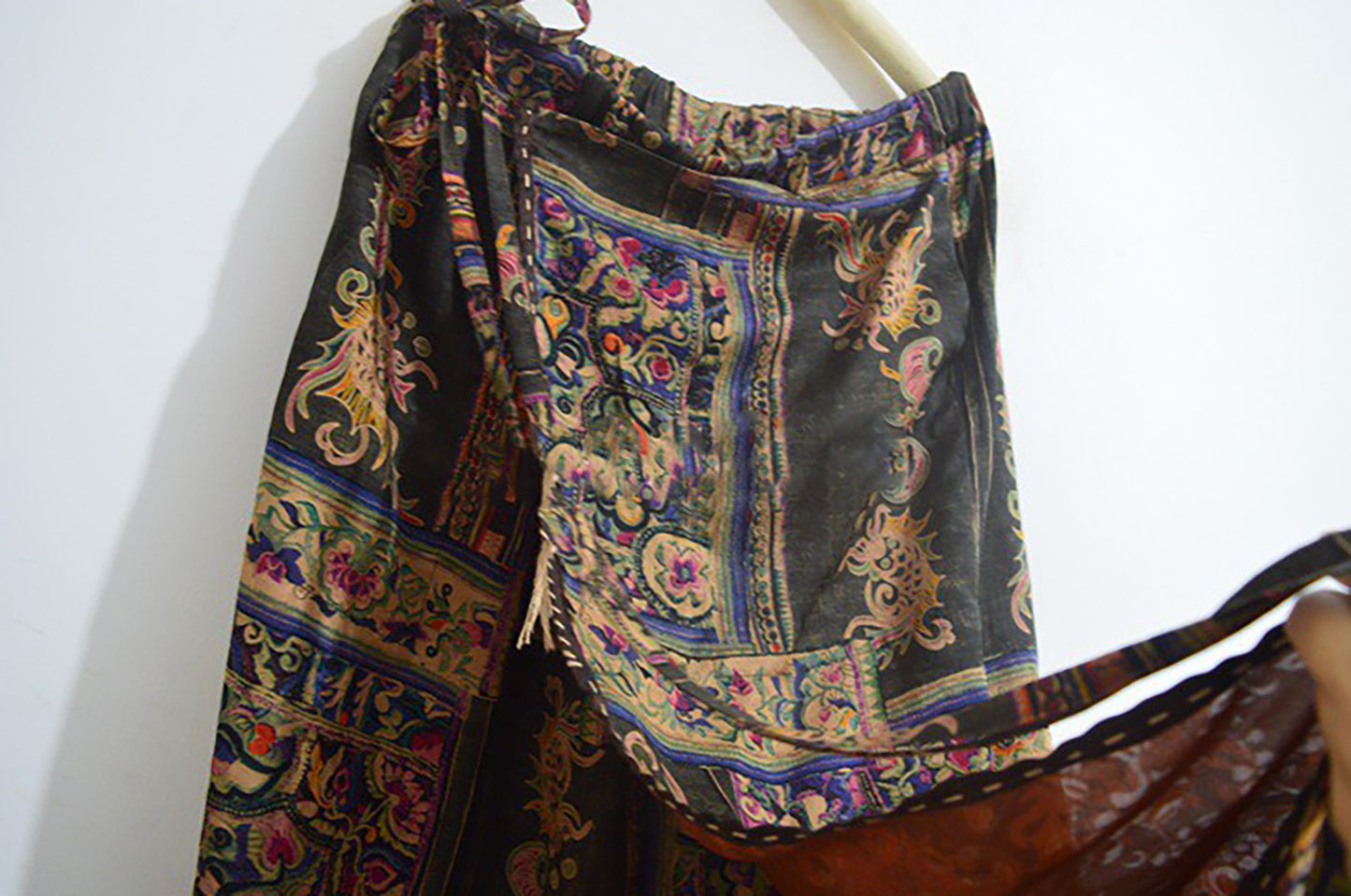 Printed Mud Silk Wrap Skirt sk0037 X277