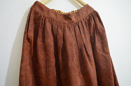 Mud Silk Jacquard Wide Leg Pants pa0127 X134