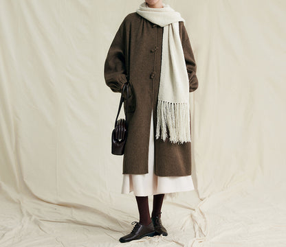 edoa Premium Double Faced Alpaca Coat 