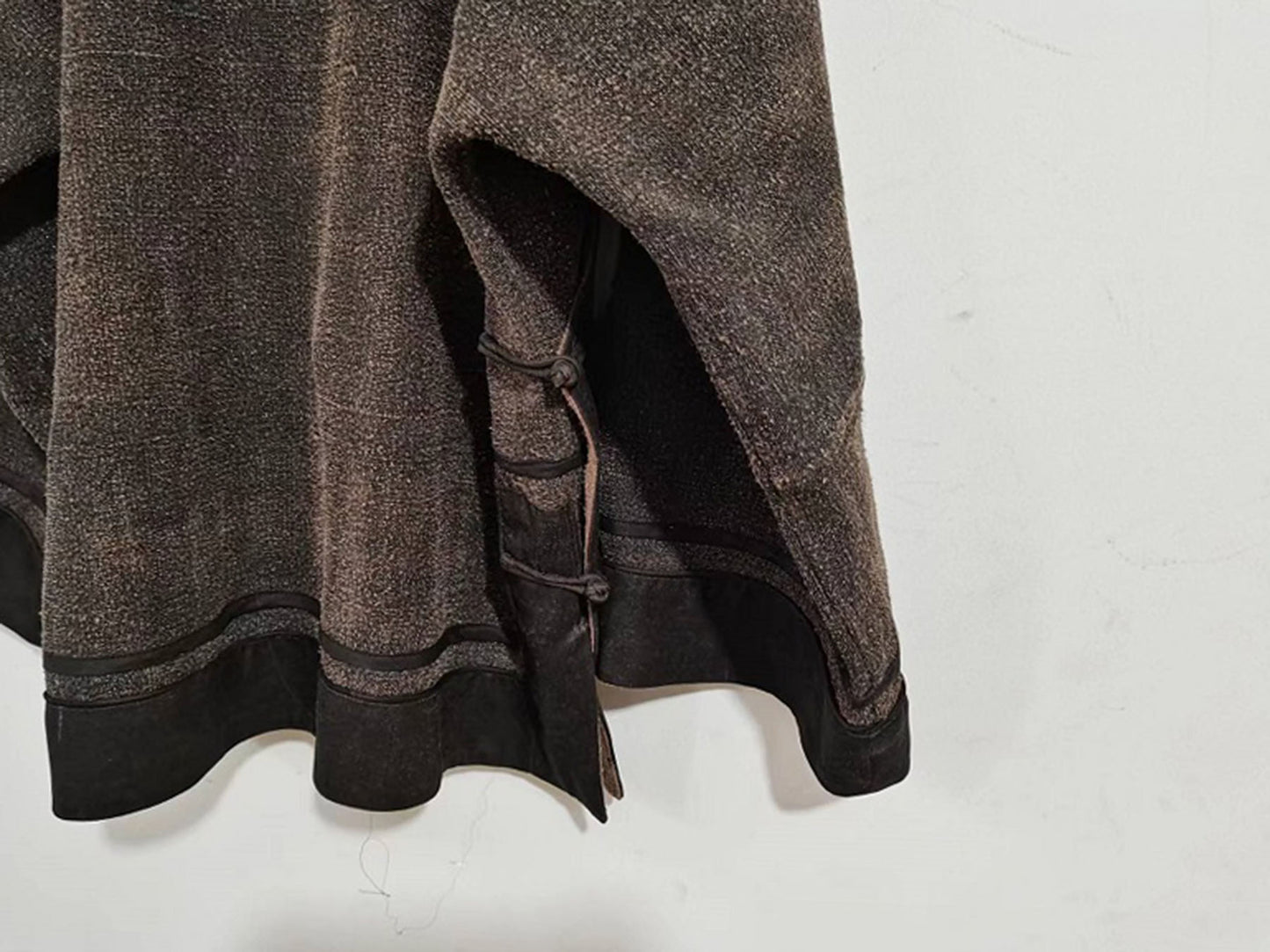 Oversized Mud Tussah Silk Modified Qipao to0262 X028