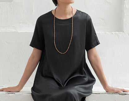 edoa Mud Silk Charmeuse Cocoon Dress