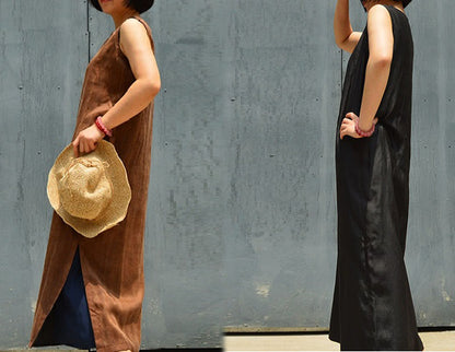 edoa Reversible Mud Silk Tank Dress 