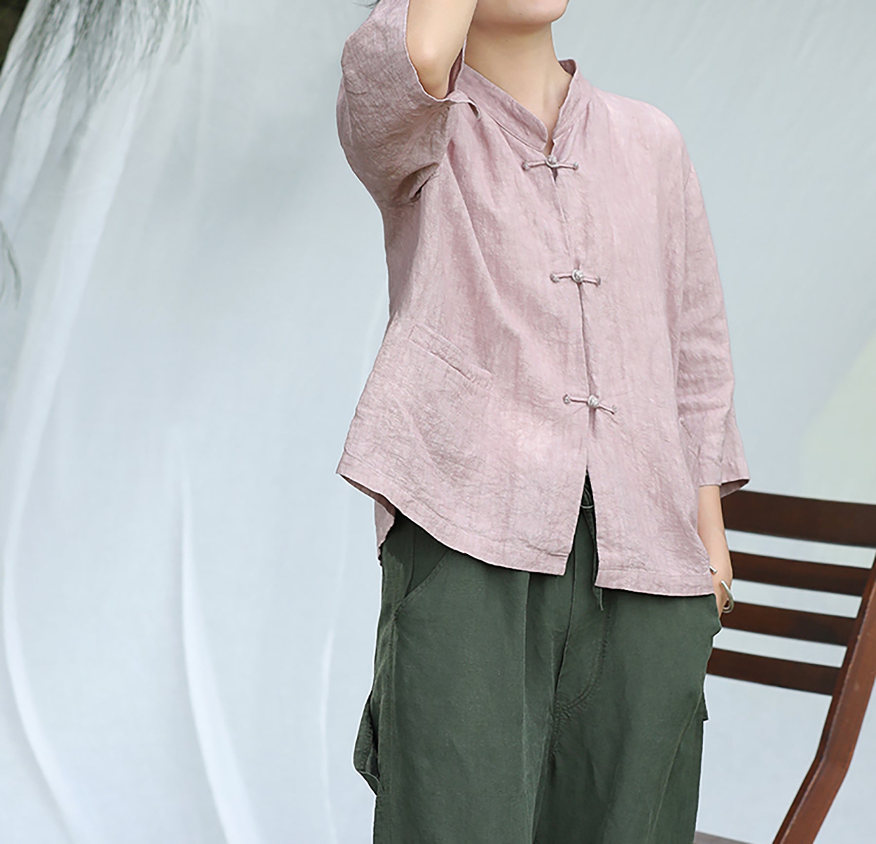 edoa Chinese Linen Jacket