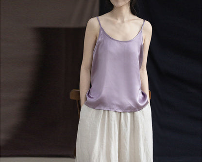 edoa Silk Satin Camisole Top