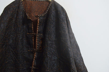 Reversible Mud Silk Organza Chinese Jacket ja0037 X281