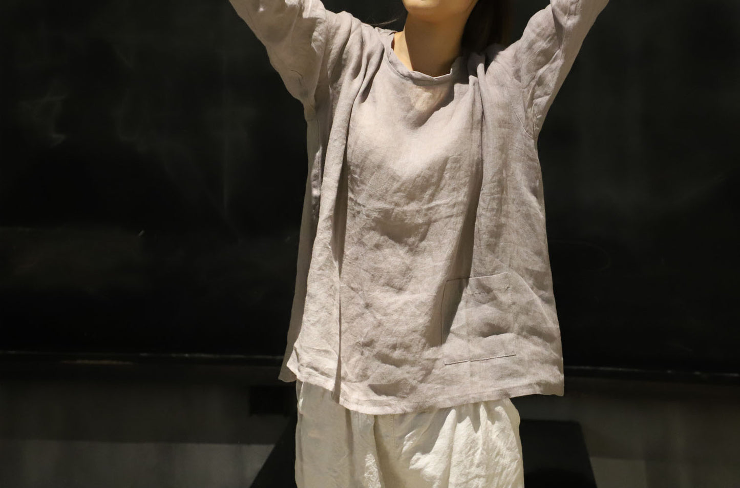 edoa Thin Linen Gauze Tunic